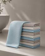 5 Chiffon Anti-Calcaire Nétia™ – Séchage Sans Traces